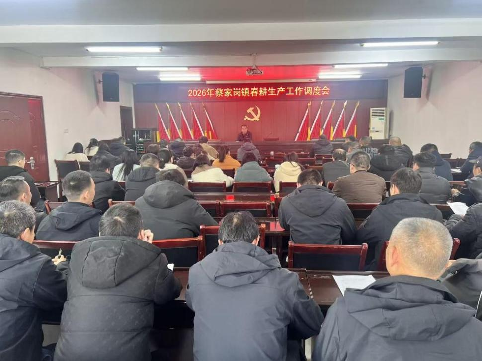 蔡家岗镇：春耕备耕“早”当先 筑牢粮食生产安全线