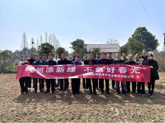 常德市鼎城港中实业集团有限公司开展义务植树活动