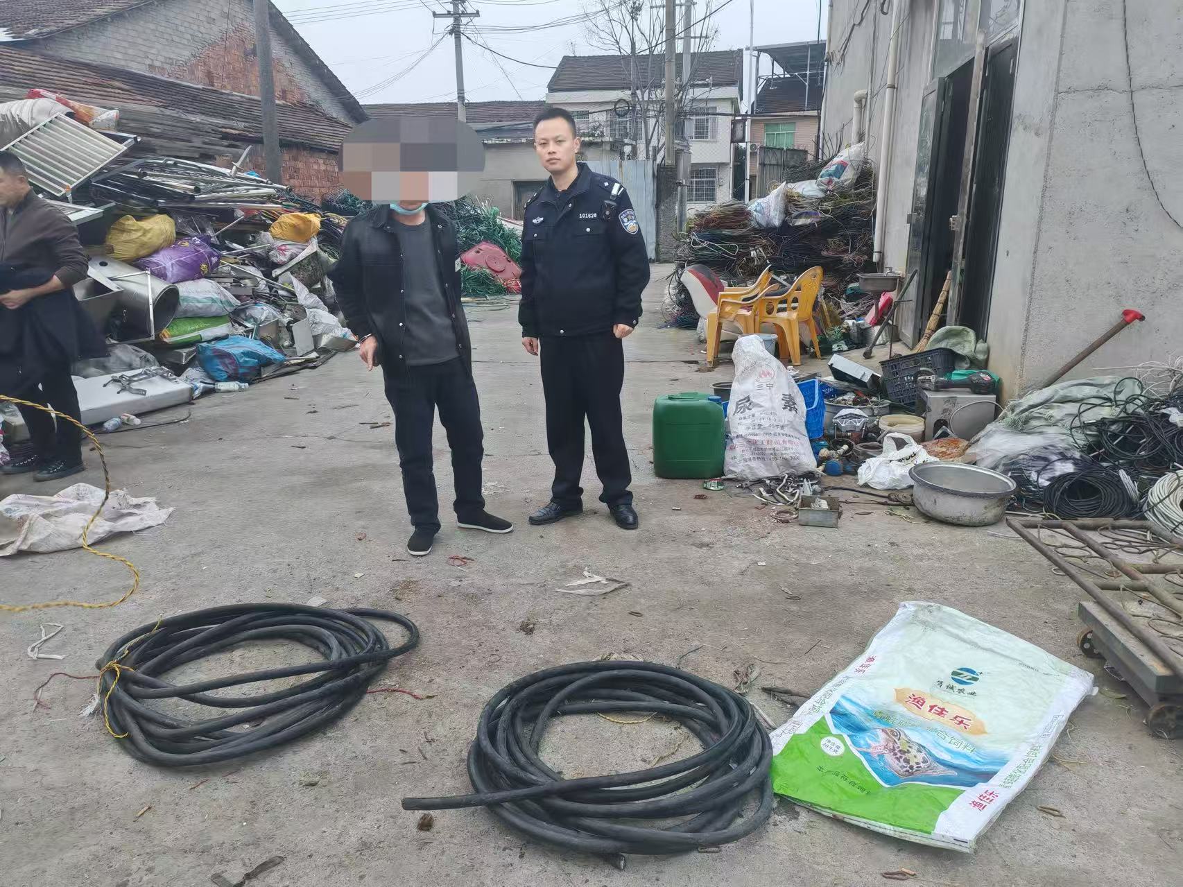 “惯犯”再落网！鼎城公安成功破获一起电缆被盗案